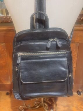 Backpack Sling Bag - Black